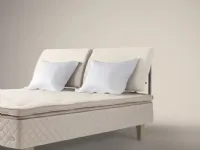 Letto con testiera imbottita Flex di Duxiana