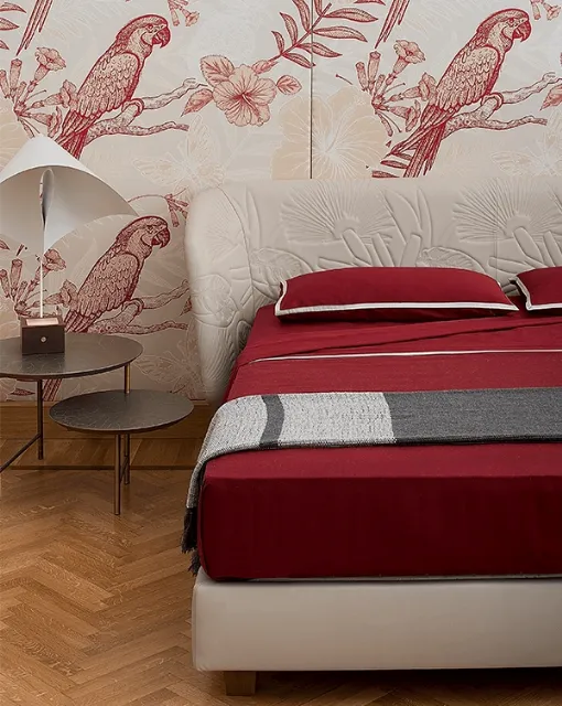 Letto in pelle Sogni nella giungla di Midsummer Milano