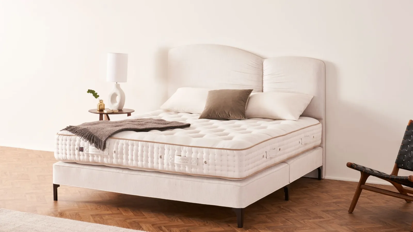 Letto in tessuto Palladio di Vispring