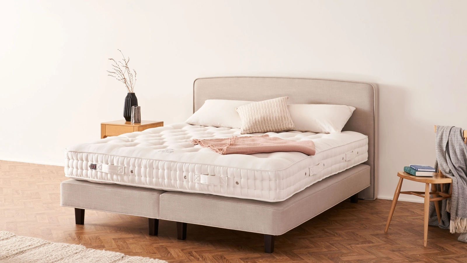 Letto in tessuto Palladio di Vispring