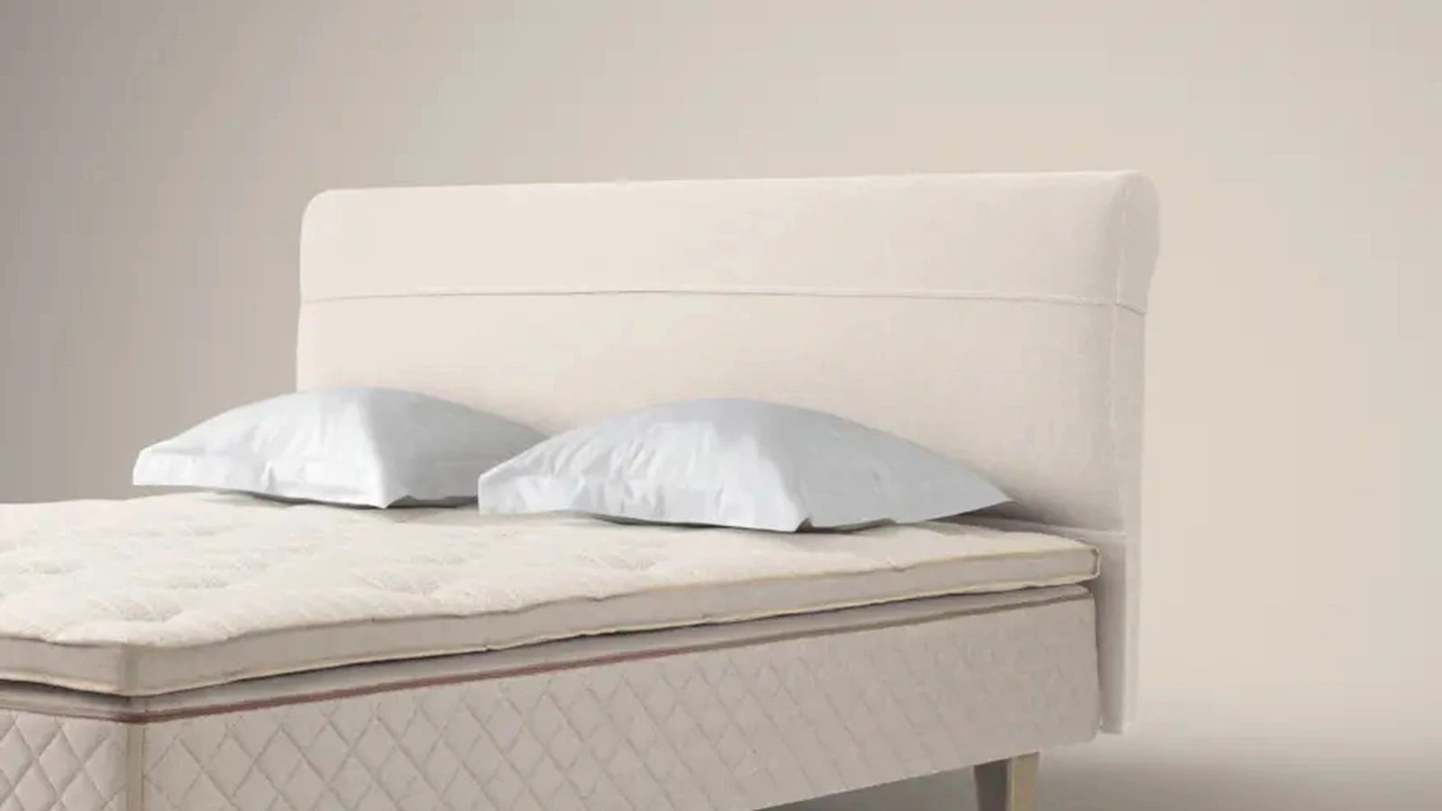 Letto con testiera imbottita Vista di Duxiana