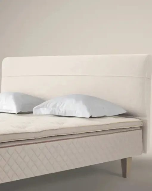 Letto con testiera imbottita Vista di Duxiana