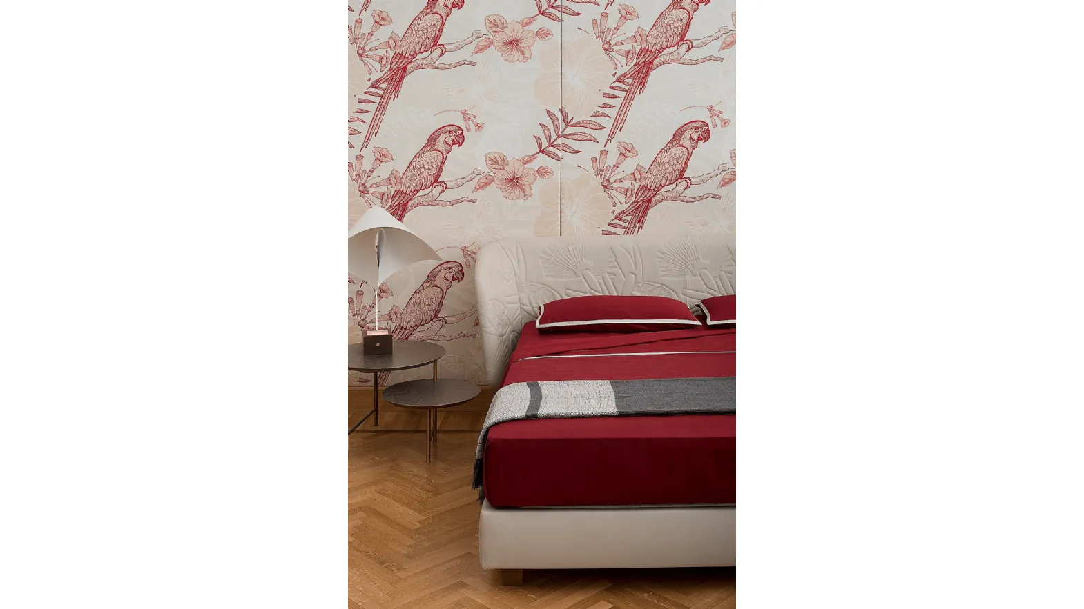 Red Cordonetto Bed Set di Midsummer Milano