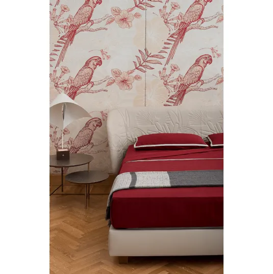 Red Cordonetto Bed Set di Midsummer Milano
